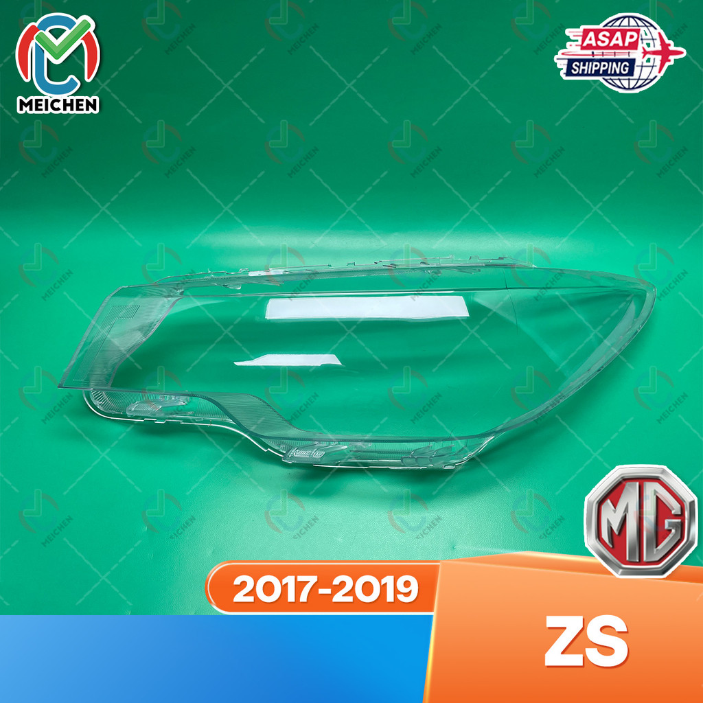 MG ZS 2017-2019 ฝาครอบไฟหน้า พลาสติกตรงรุ่น พร้อมโคมไฟหน้า headlamp cover