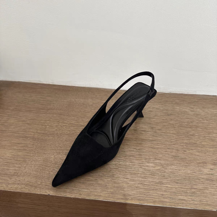 รองเท้าส้นสูงผู้หญิงไซส์ใหญ่ส้นแหลมพิมพ์ลายเสือดาว size35-42 ราคา ถูกที่สุด ดีลบีเคเค แกลเลอรีภาพที่ 7