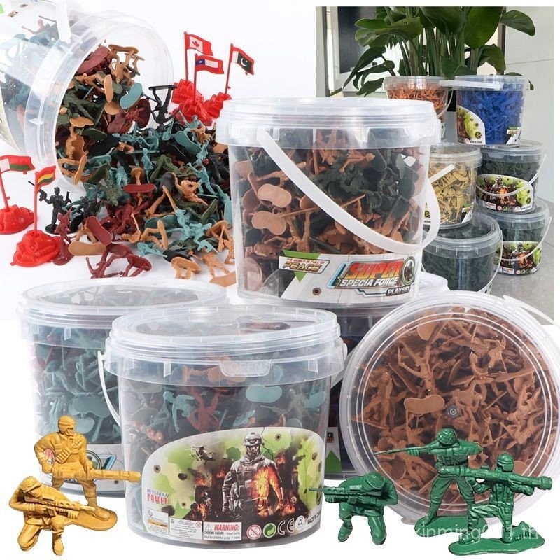 ชุดถังเด็ก หลากสี หลายสไตล์ ทหารพลาสติกขนาดเล็ก โมเดลของเล่นทหารสมัยใหม่