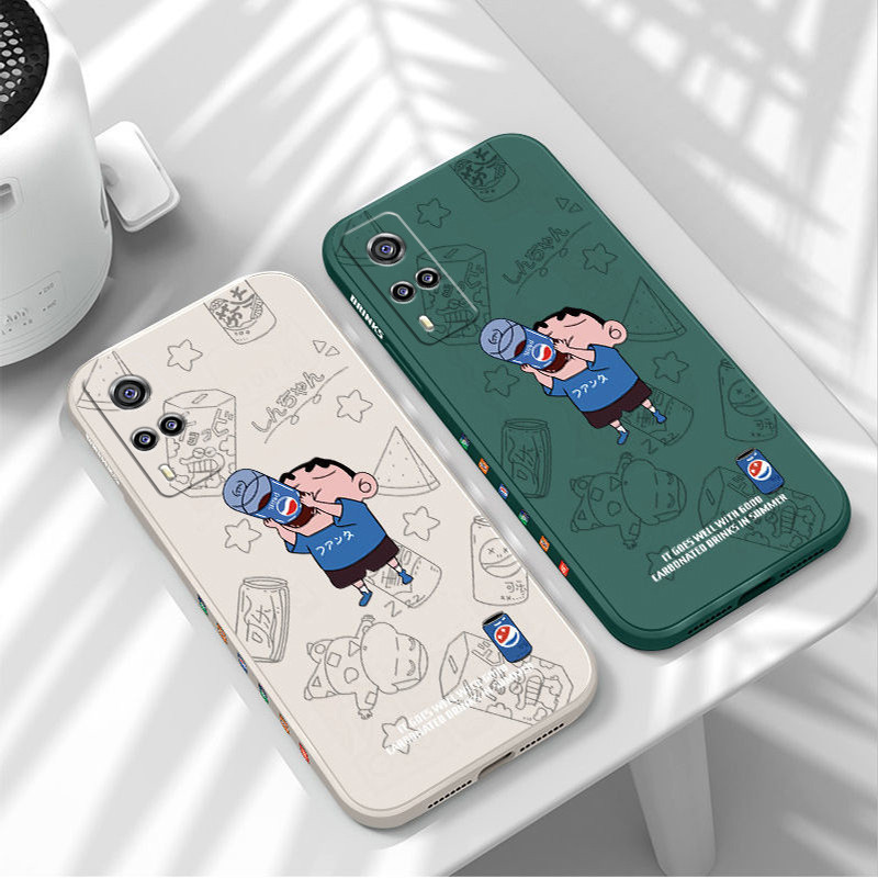 เคส Vivo Y19S / Y19S Pro / Y72 / Y51 / Y31 2021 / Y51S / Y53S / Y27 4G / Y52 5G tpu ฟรีเชือกเส้นเล็กแฟชั่นเคสโทรศัพท์แบบนิ่ม KCXX - รูปที่ 5