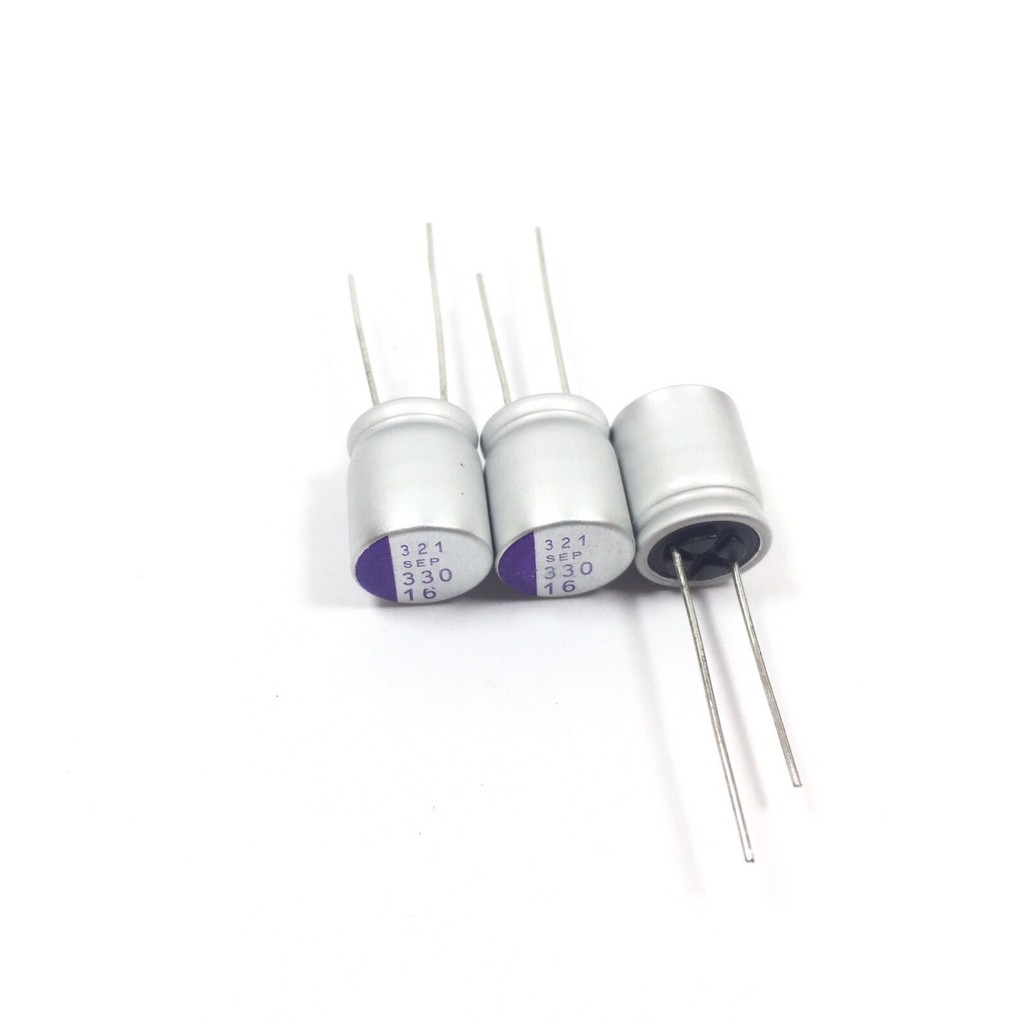 16V330UF Imported Japan Sanyo SEP Series Polymer Solid Capacitor Volume: 10X13