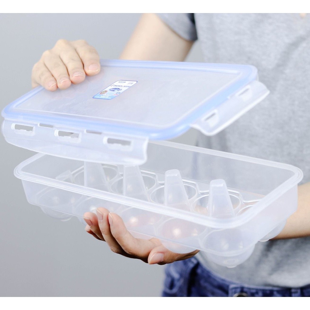 กล่องเก็บไข่ 10 ฟอง ป้องกันการแตกและยับยั้งแบคทีเรีย แบรนด์ Micron Ware รุ่น 6110 - รูปที่ 3