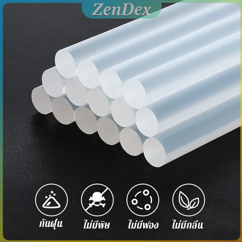 Z.D. แท่งกาวร้อนละลาย กาวแท่ง ขนาด 7 มม. X 100 มม. เหนียวมาก 10/20/50Pcs  Hot melt glue ราคา ถูกที่สุด ดีลบีเคเค แกลเลอรีภาพที่ 3