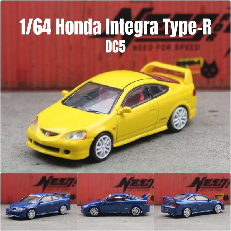 1/64 Honda Integra Type-R DC5 JDM Toy Car Model 1:64 Diecast Vehicle Miniature Zicn Alloy Shell Coll