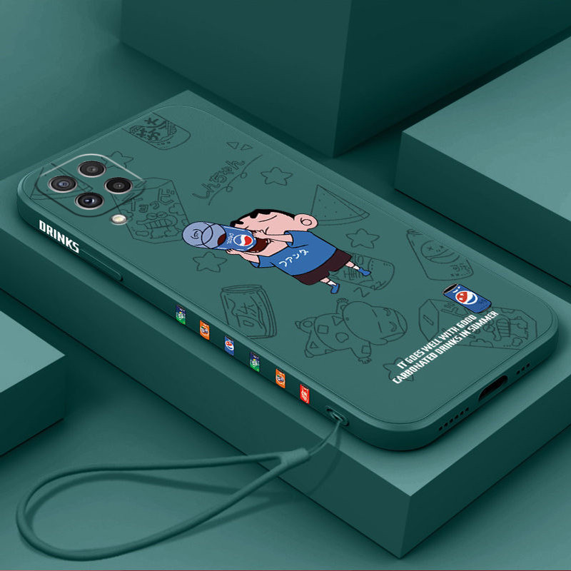 เคส Samsung A22 4G Samsung A42 5G Samsung A12 Samsung M22 M42 A12 5G tpu ฟรีเชือกเส้นเล็กแฟชั่นเคสโท