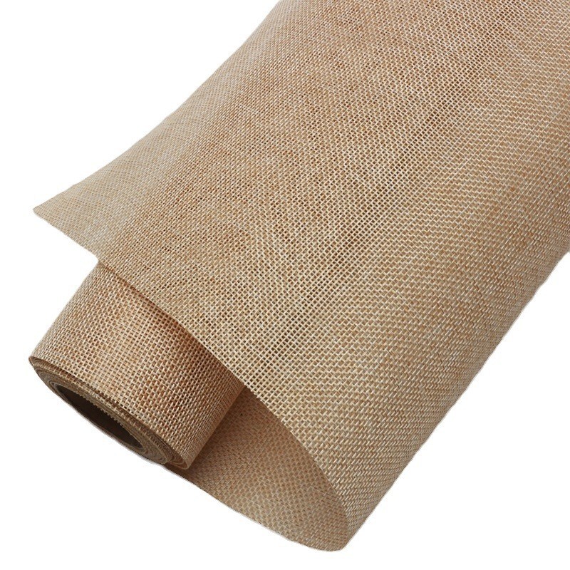 1 ม้วน 48cmx5Yards Vintage สีผ้าลินินม้วนดอกไม้ DIY วัสดุดอกไม้กระดาษห่อ Florist Supplies - รูปที่ 3