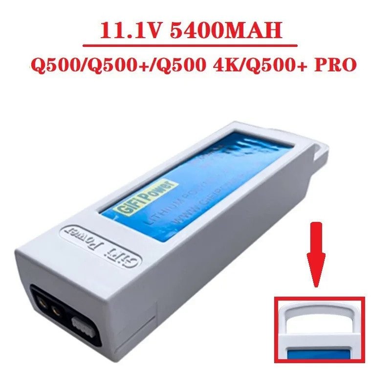 1/2 ชิ้น 11.1V 5400mAh GIFI 3s อัพเกรดแบตเตอรี่ Lipo สำหรับ Yuneec Q500/Q500 /Q500 4K/Q500 PRO 4K