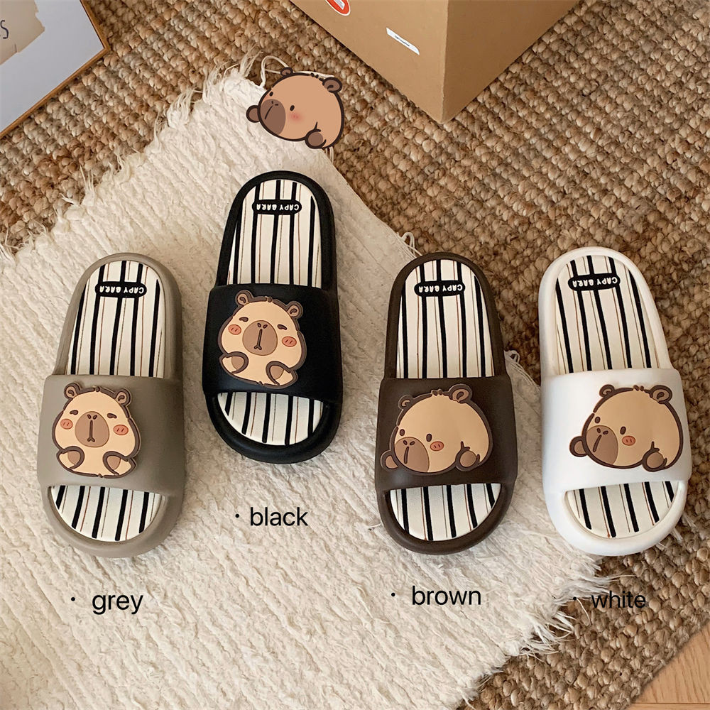 Xitiao ผู้ชายผู้หญิง Kapibara ฤดูร้อนกลางแจ้งรองเท้าแตะ Eva สบาย