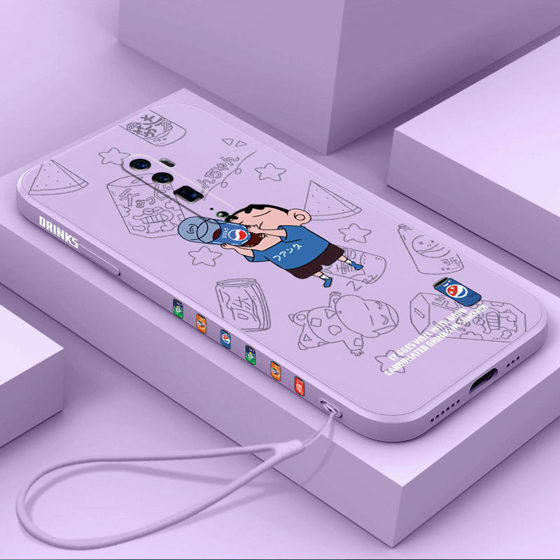 เคส Oppo Reno 10 Pro Plus 5G Oppo Reno 10XซูมA3 Pro A3X 5G Reno5 5 Reno 10 Pro Reno 10Pro 5G TPUฟรีlanyardแฟชั่นSoft Shellเคสโทรศัพท์KXX