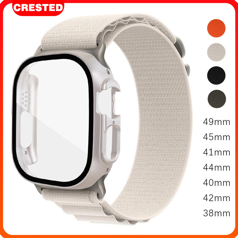 ถนนวงแหวนอัลไพน์กรณี สายไนลอน for Iwatch Smart Watch Ultra/SE 3 2 49 46 มม Series 11 10 9 8 7 6 3 5 4 45 41 44 40 42 มม