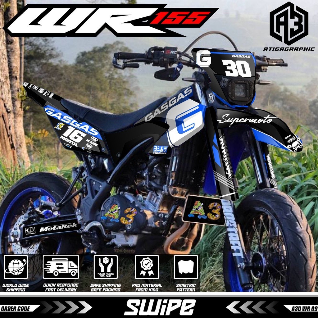 Decal WR 155 Full Body Free Custom variation decal WR155 ล่าสุด cool decal wr โฮโลแกรมสายรุ้ง A3D WR