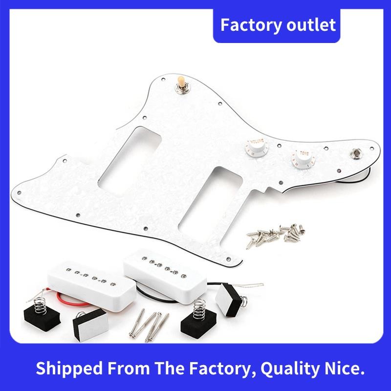 สําหรับญี่ปุ่น Jazzmaster กีตาร์ Pickguard พร้อม P90 กีตาร์ไฟฟ้ารถกระบะคอ PAF Humbucker ชิ้นส่วนอุปก