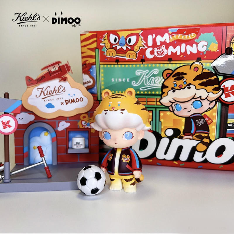 Pop Mart dimoo Kiehls Co-Branded Year of the Tiger Limited Scene Gift Box Figure Lift kiehls