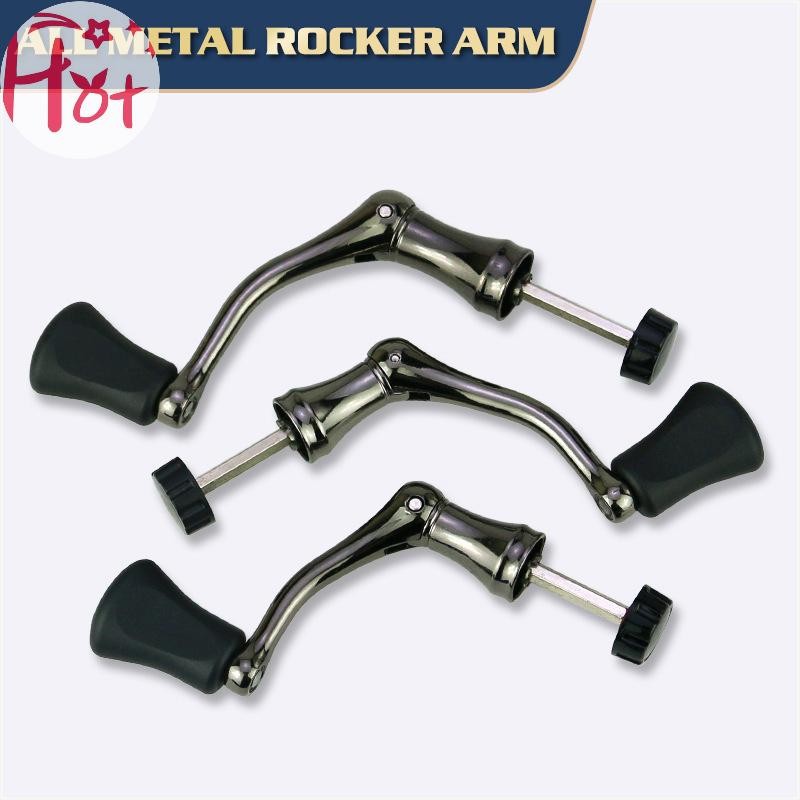GE Metal Rocker Arm Reel Handle Grip สําหรับรอกตกปลาทดแทนคุณภาพสูงอุปกรณ์เสริม Square