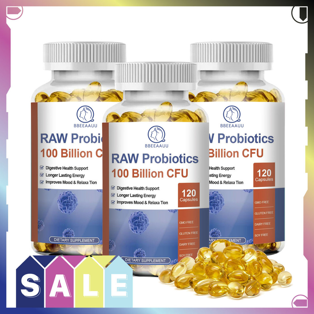 BBEEAAUU Organic Probiotics 100 Billion CFU 34 Strains รองรับสุขภาพระบบย่อยอาหาร