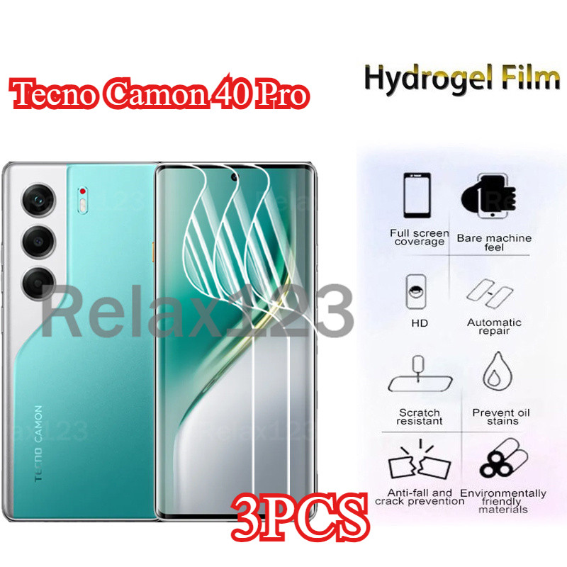 3pcs สําหรับ Tecno Camon 40 Pro 5G 4G Camon40Pro 4G 5G Camon40 Pro 5G 4G Tecno Camon 40Pro 4G 2025 S