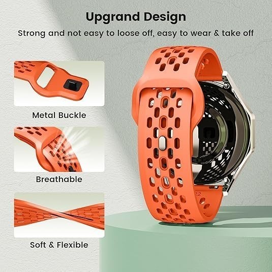 For Amazfit Active 2 สมาร์ทนาฬิกาซิลิโคนสําหรับ For Amazfit Active 2 SmartWatch สายรัดข้อมือกีฬาสร้อยข้อมือซิลิโคน Watchband Accessorie