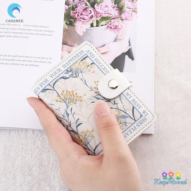 Keepmoved ช่องใส่การ์ดหลายช่องบัตรเครดิต Bank ID Card Holder กระเป๋า Organizer Badge ธุรกิจ Bus Card Storage Case เงิน Bill กระเป๋าสตางค์ใหม่