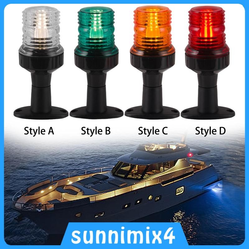 [H2Sports] ไฟสัญญาณนําทางของเรือทางทะเลทนทานติดตั้งง่ายโคมไฟ LED ดาดฟ้า