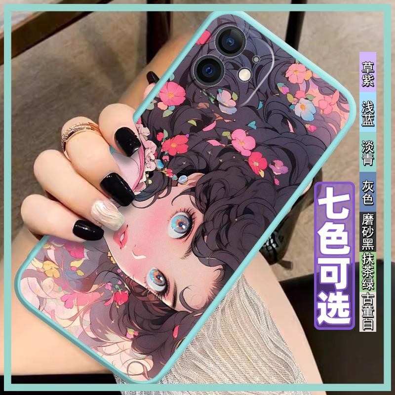 Anime Back Cover Phone Case For iphone 12 Mini trend Strange Couple soft Fashion Design personalise Artistic sense dust-proof