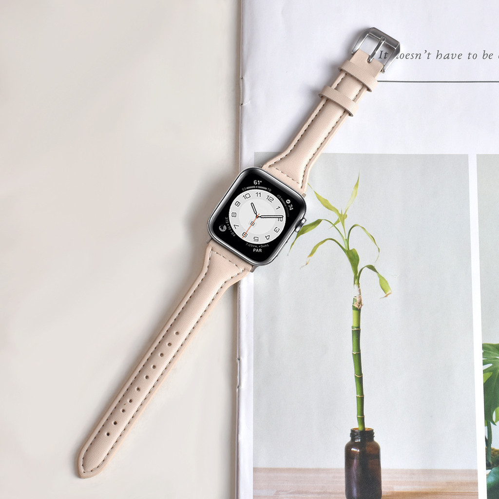 สายนาฬิกาข้อมือ หนังวัว แฟชั่น สําหรับ apple Watch 6 Iwatch 5 4 3 2 Generation