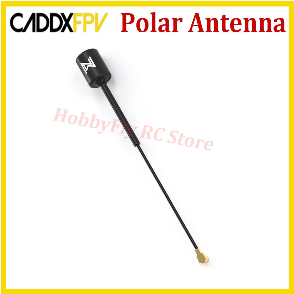 Caddx Polar Vista VTX 5.8G เสาอากาศส่งสัญญาณภาพดิจิทัล IPEX ความละเอียดสูง 105 มม. สําหรับโดรนบังคับวิทยุ