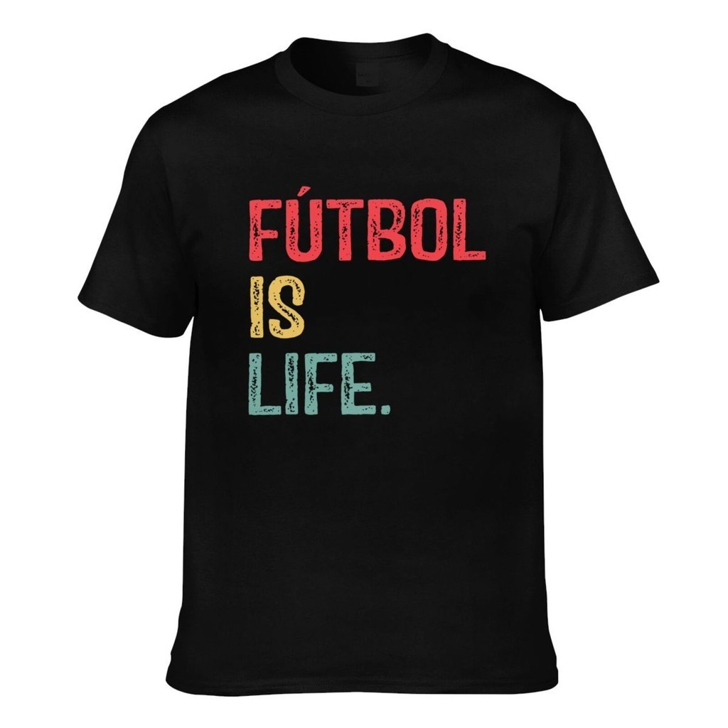 Futbol Is Life Football Lover Soccer ยอดนิยมเสื้อยืดที่กําหนดเอง Man