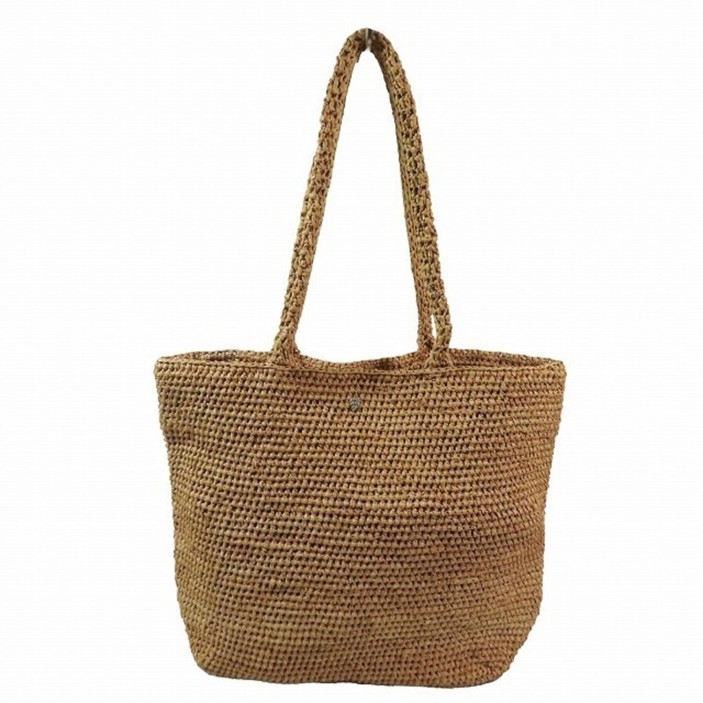 HELEN KAMINSKI raffia tote basket bag beige Direct from Japan Secondhand