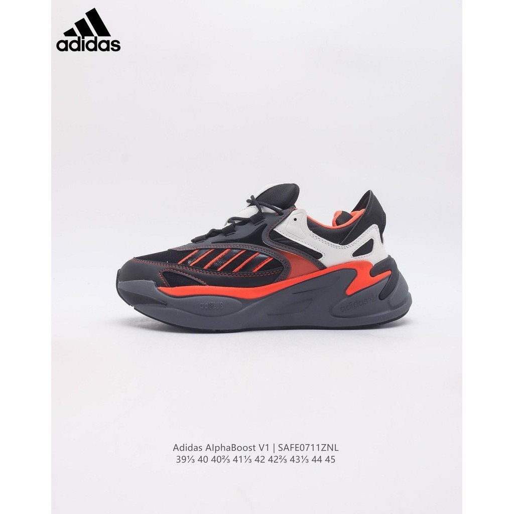 Adidas AlphaBoost V1 Running Shoes - Special Lunar New Year Edition with Knit Upper and BOOST Techno