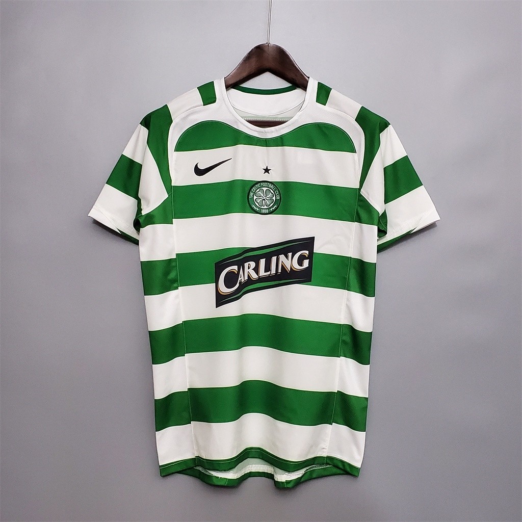 05 06 เสื้อฟุตบอล Retro Celtic FC Vintage Home