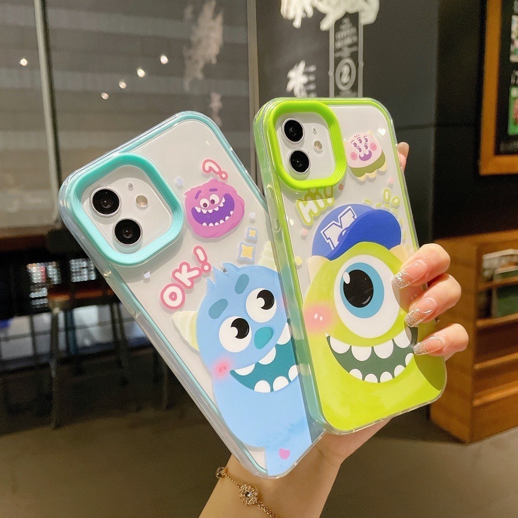 🔥KIDDY🔥พร้อมส่ง 3 In 1 เคสโทรศัพท์มือถือนิ่ม กันกระแทก สําหรับ iPhone 14 13 12 11 Promax 7 8 Plus X XR XSMax SE#105