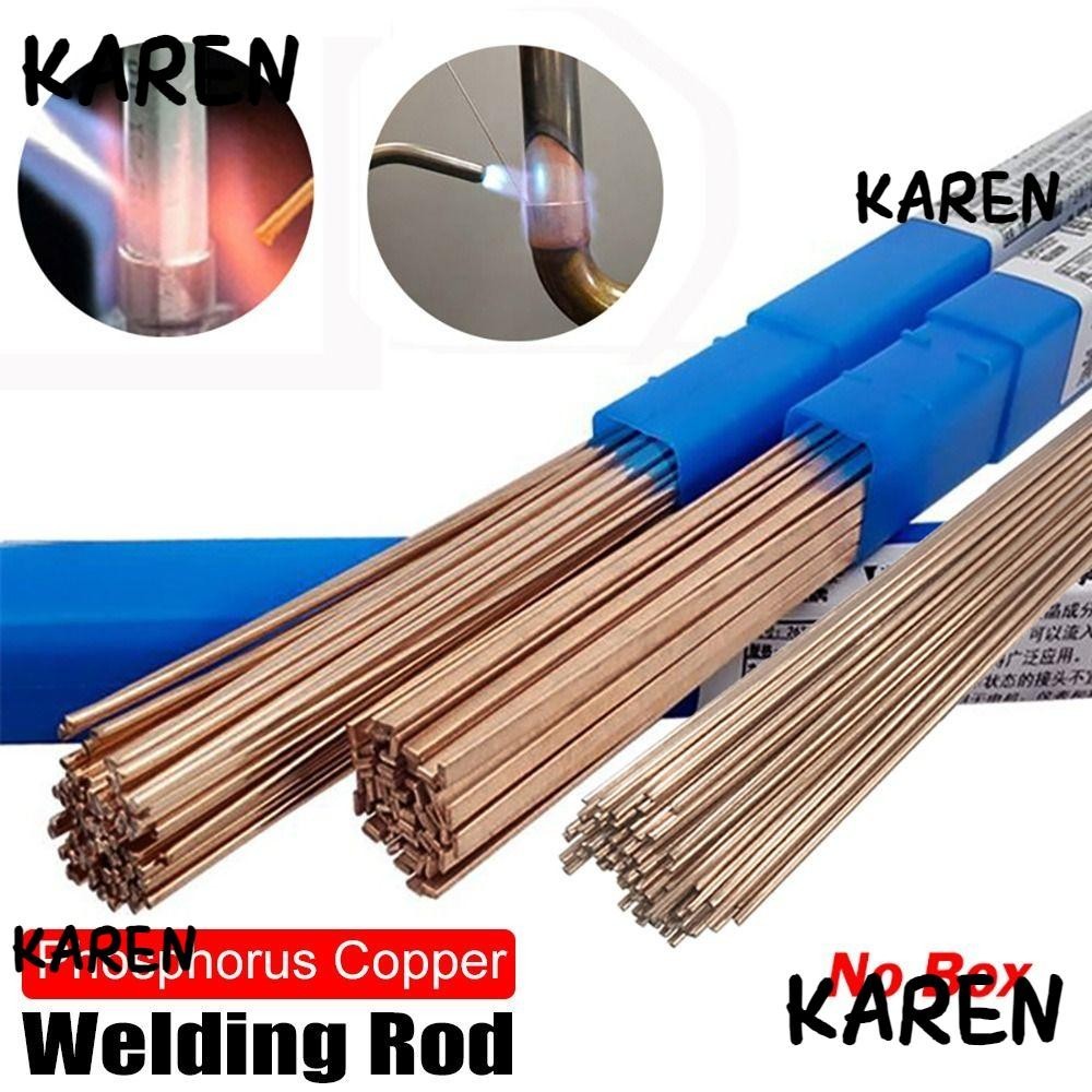 Karen ลวดเชื่อมทองเหลือง ทองแดง ฟอสฟอรัส 1 1.5 2 2.5 3 มม. 5 ชิ้น