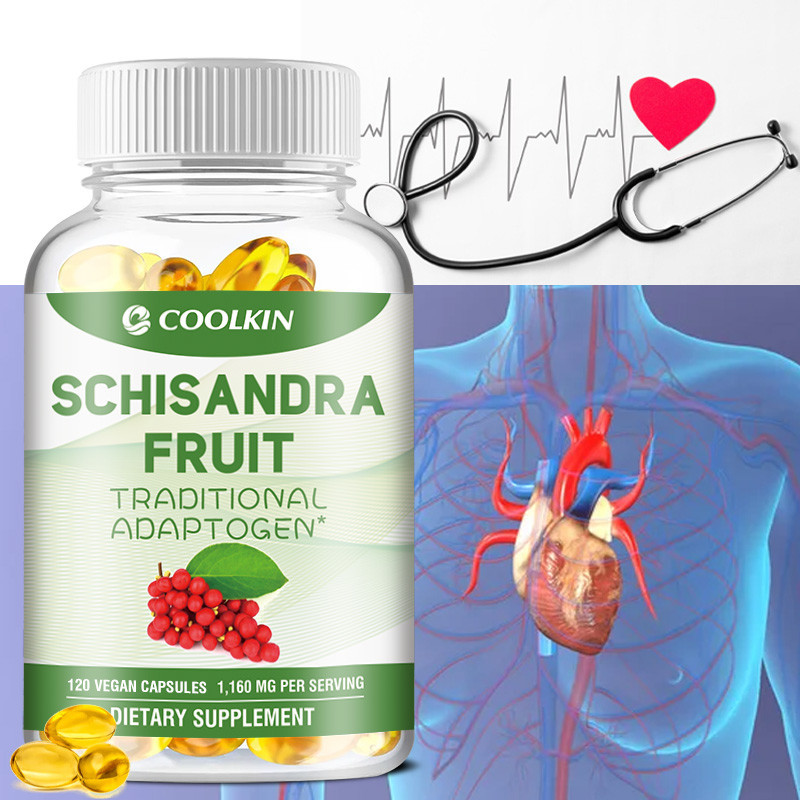อาหารเสริมผลไม้ COOLKIN Schisandra - Tradisyunal na Adaptogen, ล้างพิษตับ, เพิ่มภูมิคุ้มกัน
