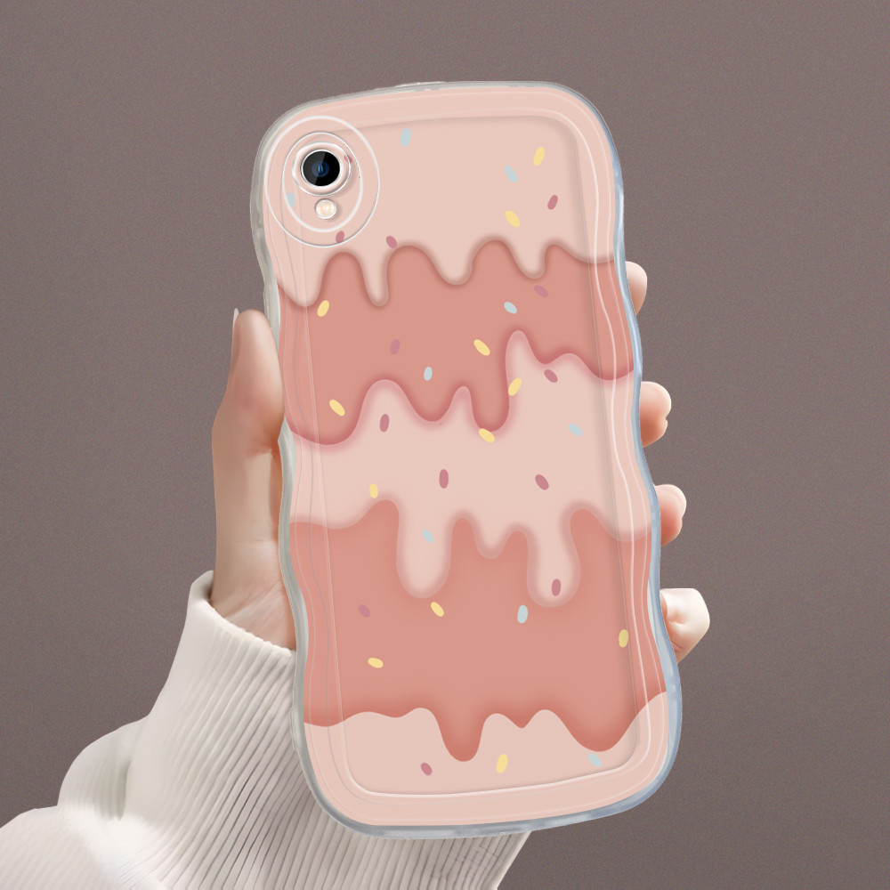 OPPO A37 NEO 9 A37F สําหรับ Hp Cassing Soft เคสโทรศัพท์ Kesing Softcase ปลอกสีชมพู 376 Sofcase