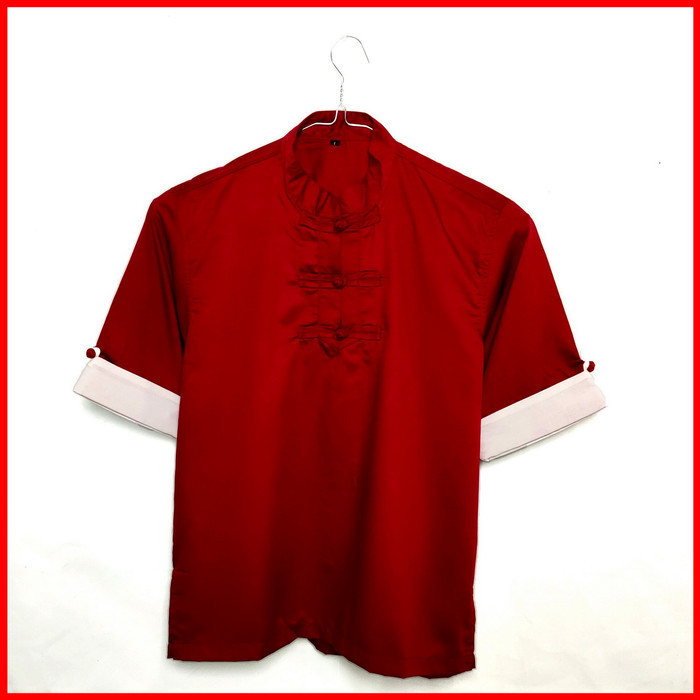 ✨ -ใหม่ BAJU KOKO GAMIS KUNGFU IPMAN WINGSUN LATEST MAROON - XXXL