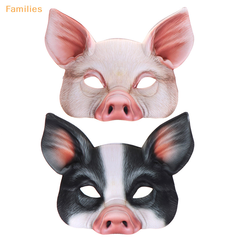 ครอบครัว > 1 ชิ ้ นหน ้ ากากบอลหมูครึ ่ งหน ้ าหน ้ ากากปาร ์ ตี ้ สําหรับการแสดงบนเวทีเทศกาลฮาโลวีนได ้ ดี
