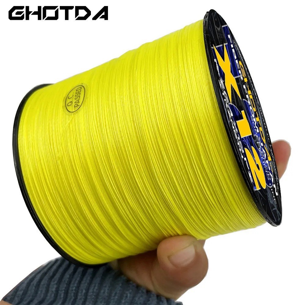 Ghotda PE เชือกตกปลา 12 สายถักสําหรับตกปลาทะเล 12 เส้น 25lb ~ 120lb X12 สายตกปลา 100m สําหรับรอกตกปล
