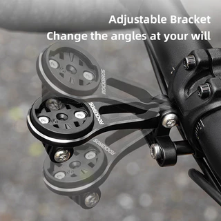 【TH Delivery】ROCKBROS Speedometer ขยายวงเล ็ บแบบบูรณาการอลูมิเนียมอัลลอยด ์ Handlebar Stand Mount Holder สําหรับ Garmin Wahoo Bryton