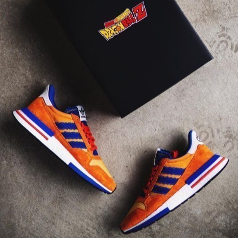 Adidas Dragon Ball-zx500 RM boost Son Goku รองเท ้ าวิ ่ ง ff