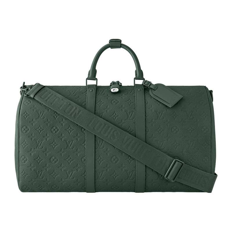 LV/Louis Vuitton Men's Bag KEEPALL BANDOULI È RE 50 Portable Travel M24440
