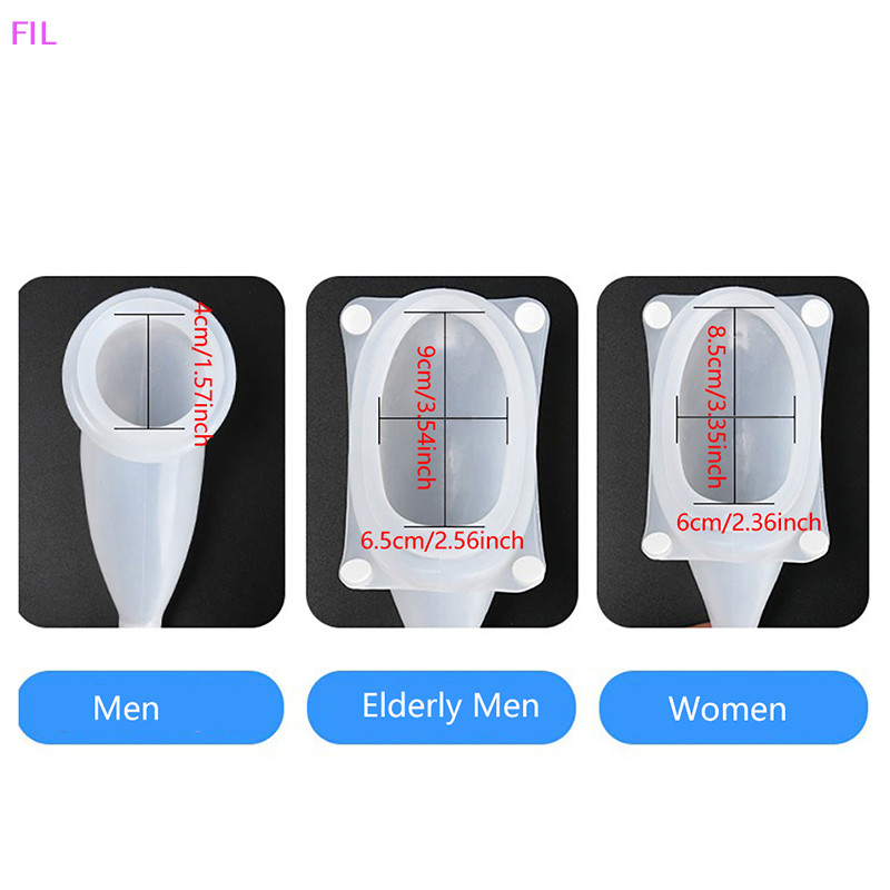 FIL กระเป๋าปัสสาวะ Collector Protable Mens โถปัสสาวะซิลิโคนช่องทางปัสสาวะนํากลับมาใช้ใหม่ได้ - รูปที่ 7