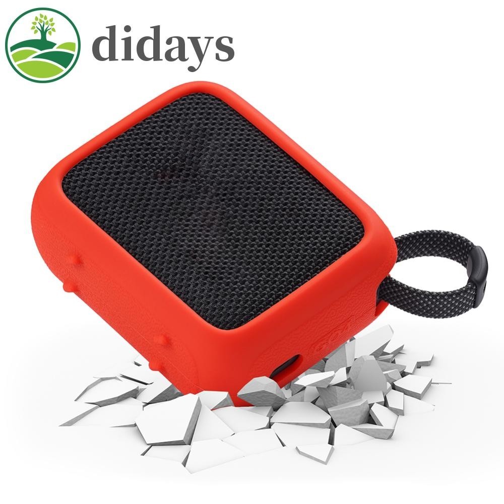 🚚สต็อกพร้อมในกรุงเทพ🚚 เคสซิลิโคนลําโพงป ้ องกันรอยขีดข ่ วนพร ้ อมคาราบิเนอร ์ สําหรับ J-B-L GO 4