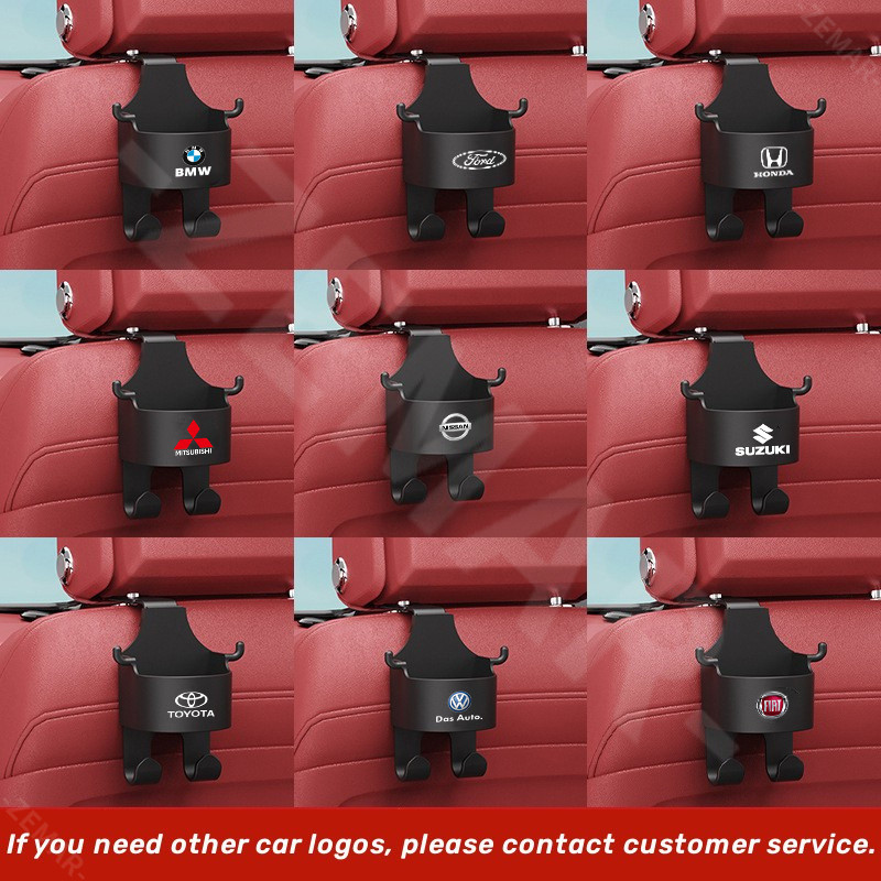 ตกแต่งบ้าน Toyota GR Sport Car Seat Back Water Cup Holder Hook Car Storage Box Phone Holder Multifunctional Car เครื่องดื่ม Rack Hook Storage Accessories for Agya Raize Calya Avanza Veloz ส่งด่วน สั่งเลย