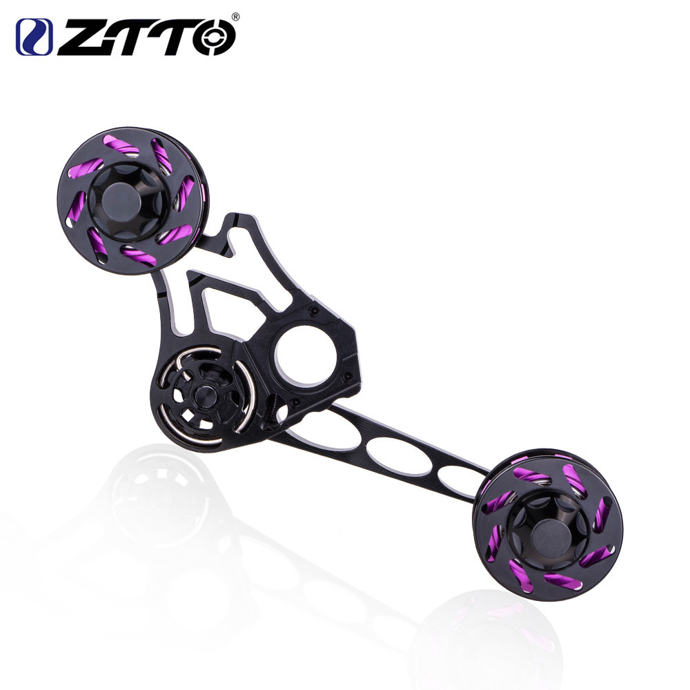 ZT Folding Bike Bicycle 2 3 6 Speed Rear Derailleur Chain Tensioner Adjustable Stabilizer Presser Pu