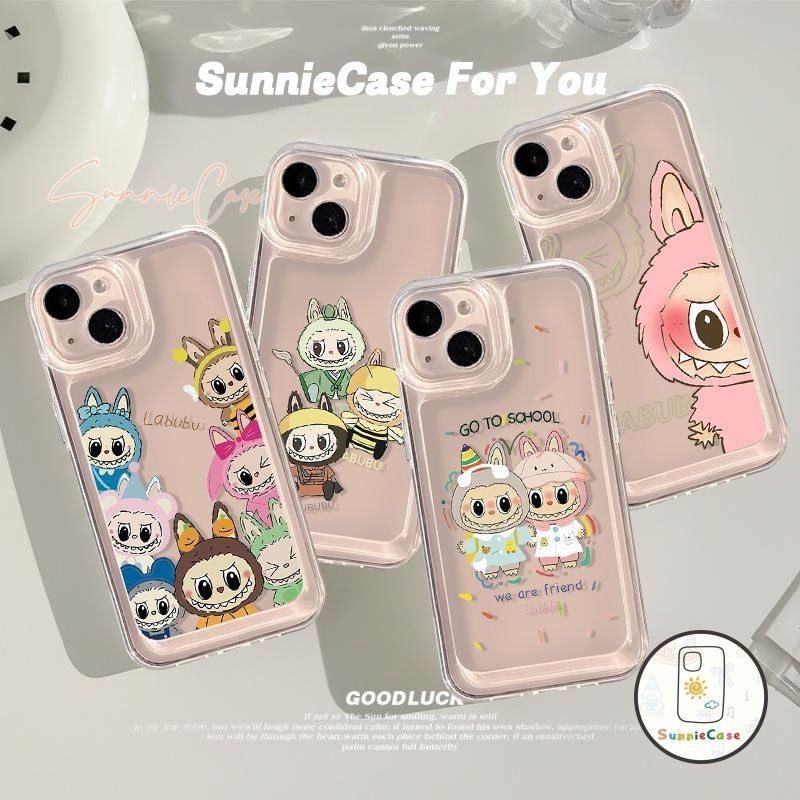 การ์ตูนป๊อปสมาร์ทบับบูสำหรับ ที่อยู่อาศัย เข้ากันได้ IPhone 11 13 14 15 12 Pro Max 8 15 7 14 Plus XR X XS Max SE