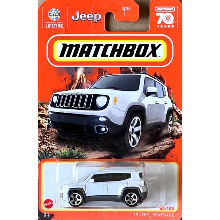 Matchbox Matchbox JEEP Freeman Off-Road Vehicle สีขาว JEEP RENEGADE 40 23S