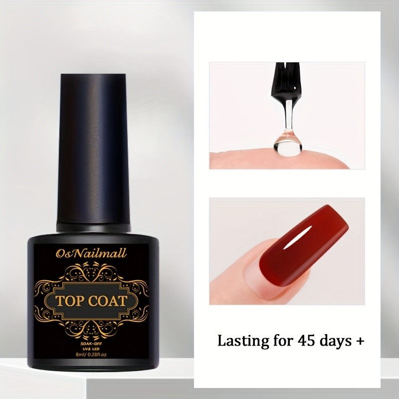 Matte Top Base Coat Gel Polish - Seal and Protect Your Nails with UV Neon Art Design - แลคเกอร์เจลยอดนิยมเพื่อความงามยาวนาน