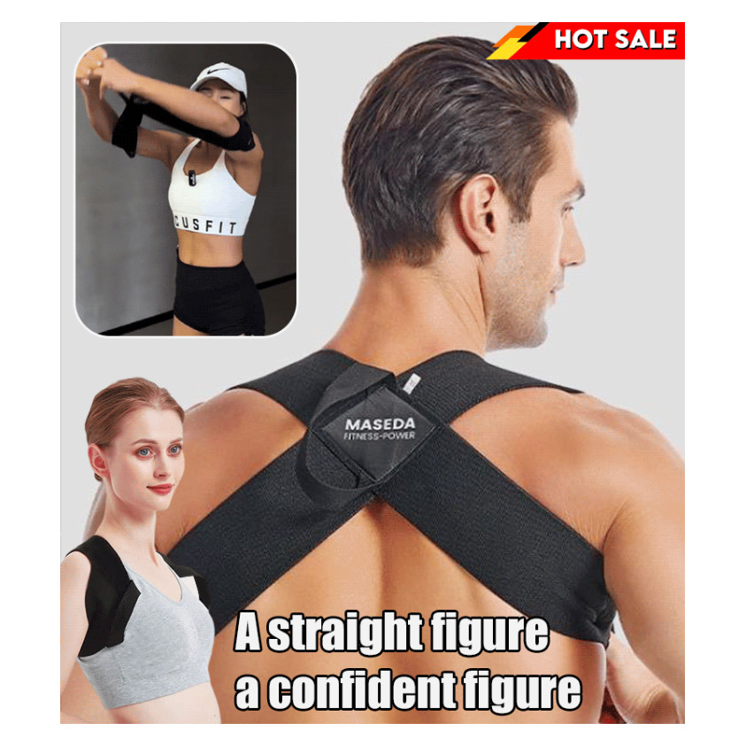 Strong Support/Improve Posture สายรัดฝึกไหล่สําหรับออกกําลังกายฟิตเนส