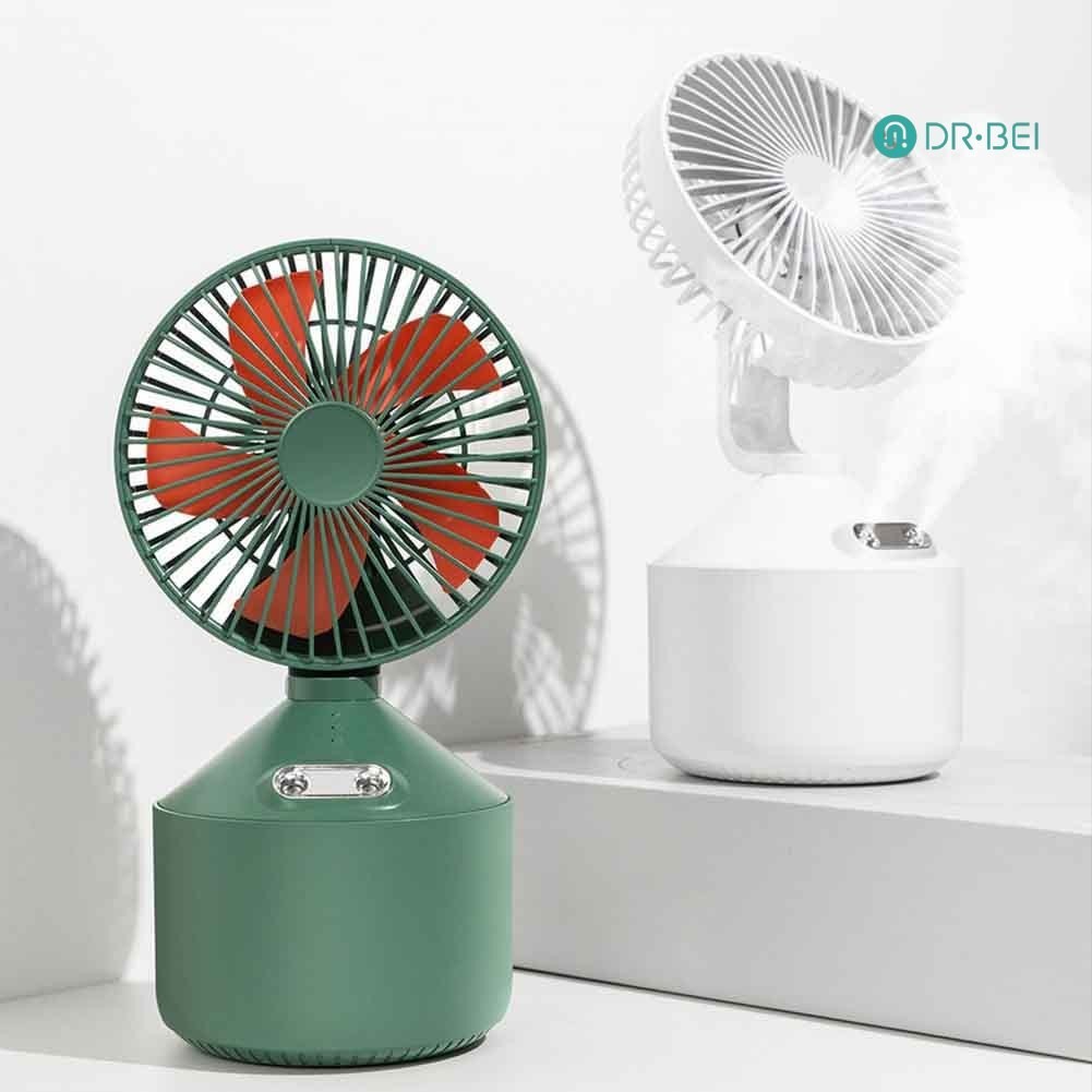 Dr.bei 1000ml แบบพกพา USB Mist Humidifier Home Office Table Mini Cooling Fan