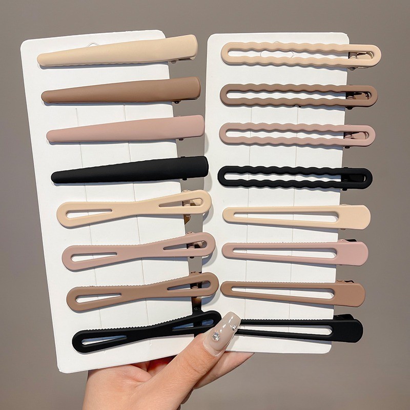 แฟชั ่ น Matte MIni คลิปผม Bangs คลิป Hairpin อุปกรณ ์ เสริมผมสําหรับผู ้ หญิงสาว